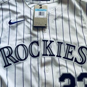 Nike Rockies Pinstripe Jersey